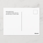 Baby Doodle Pine Kerstboom Cadeaus Vakantie Briefkaart (Achterkant)