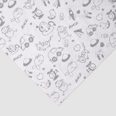 Baby Doodles Tissuepapier (Detail)