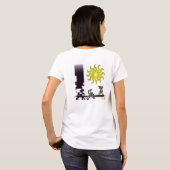 Baby dool com o pé t-shirt (Achterkant volledig)