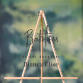 Baby Doop Acryl Welkom Teken Acryl Bord (Neutraal)