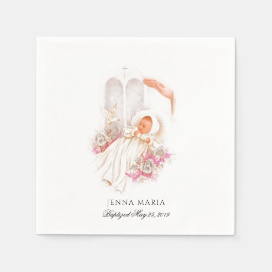 Baby doop doop doop religieuze traditie servet (Voorkant)