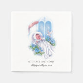 Baby doop doop doop religieuze traditie servet (Voorkant)