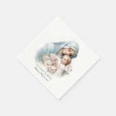 Baby Doop Maria en Jezus doopsel Servet (Hoek)