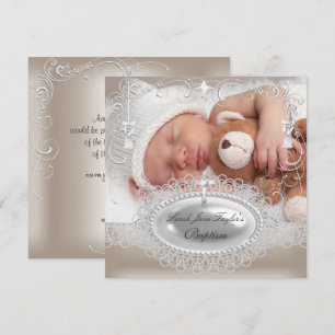 Baby Doop Meisje Jongen Doopfeest Parel Kaart