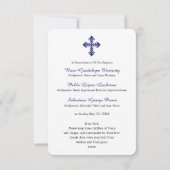 Baby Doopherdenking Grote Gebed Kaart (Achterkant)