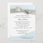 Baby dooppenstreep met boog kaart (Voorkant / Achterkant)