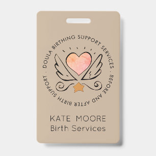 Baby Doula Birth Coach Midechtgenote Badge