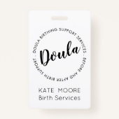 Baby Doula Birth Coach Midechtgenote Badge (Voorkant)