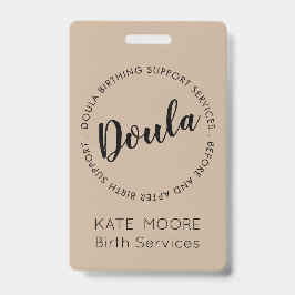 Baby Doula Geboorte Coach Verloskundige Badge