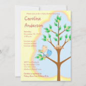 Baby douwer-uitvindingen van de vogelfamilie kaart (Voorkant)