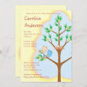 Baby douwer-uitvindingen van de vogelfamilie kaart (Voorkant / Achterkant)