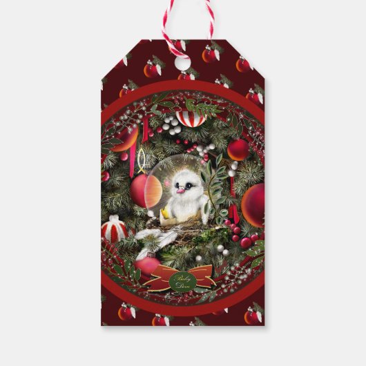 Baby Dove Cadeaulabel (Achterkant)