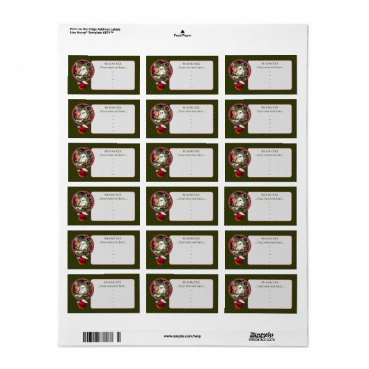 Baby Dove Etiket (Full Sheet)