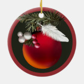 Baby Dove Keramisch Ornament (Achterkant)