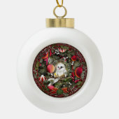 Baby Dove Keramische Bal Ornament (Voorkant)