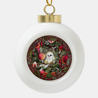Baby Dove Keramische Bal Ornament
