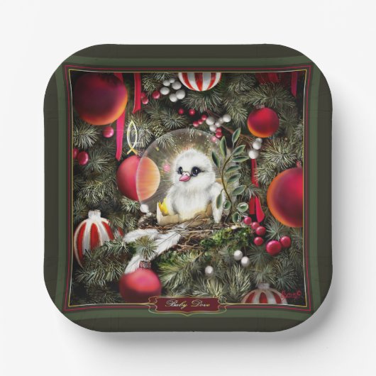 Baby Dove Papieren Bordje (Voorkant)