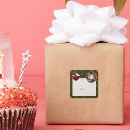 Baby Dove Vierkante Sticker