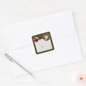 Baby Dove Vierkante Sticker (Envelop)