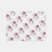 Baby draak, draak waterverf baby draak fleece deken (Voorkant (Horizontaal))