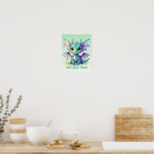 Baby Draak – Persoonlijke Kinderkamer Kunst Poster (Keuken)