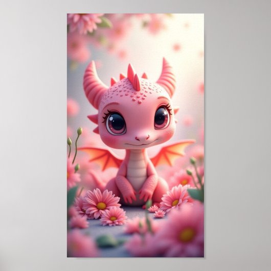Baby Draak Poster (Voorkant)