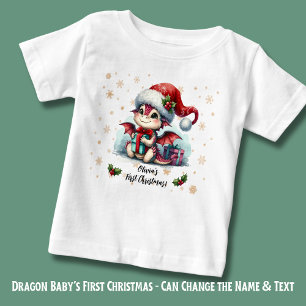 Baby Draak + Sneeuwvlokken - Eerste Kerstmis!