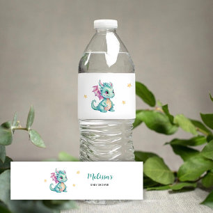 Baby Draak Waterfles Etiket