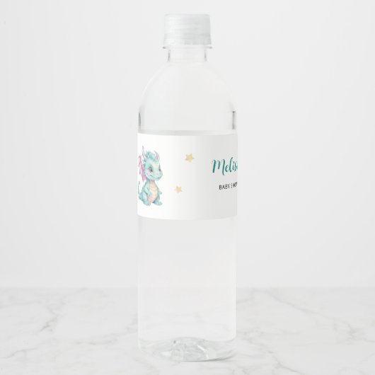 Baby Draak Waterfles Etiket (Voorkant)