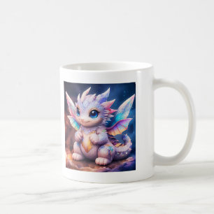 Baby Draak Witte Feeënavleugels Mok