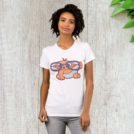 Baby Dragen Grote Bril Vrouwen T-shirt
