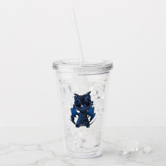 Baby Dragon Acryltumbler Acryl Drinkbeker (Voorkant ijs)