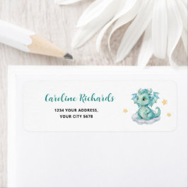 Baby Dragon-adres Etiket