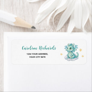 Baby Dragon-adres Etiket