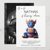 *~* Baby Dragon AP88 Cake Foto Verjaardagsfeest Kaart (Voorkant / Achterkant)