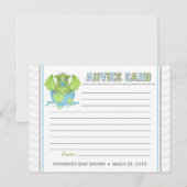 Baby Dragon Baby shower Advice Kaart (Voorkant / Achterkant)
