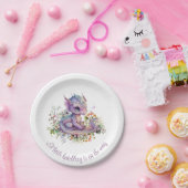Baby Dragon Baby shower Papieren Bordje (Feest)