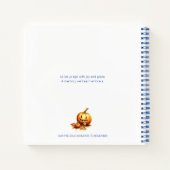 Baby Dragon Baby's eerste Halloween gastenboek Notitieboek (Achterkant)