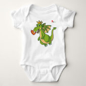 Baby Dragon Bodysuit - Schattigee en gezellige out (Voorkant)