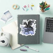 Baby Dragon Book Sticker, Schattigee Vinyl Sticker (iPad Cover)