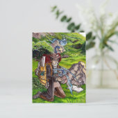 Baby Dragon Briefkaart (Staand voorkant)