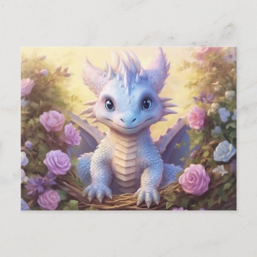 Baby Dragon Briefkaart (Voorkant)