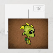 Baby Dragon Briefkaart (Voorkant / Achterkant)