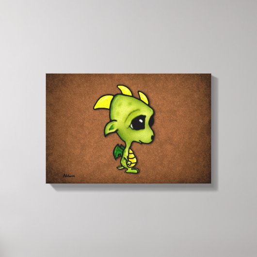 Baby Dragon Canvas Afdruk (Voorkant)