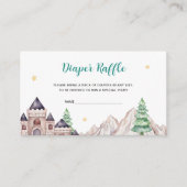 Baby Dragon Castle Luier Raffle Informatiekaartje (Voorkant)