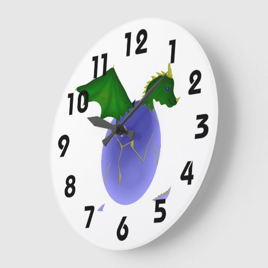 Baby Dragon Clock Grote Klok (Hoek)