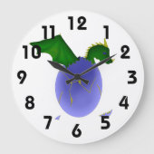 Baby Dragon Clock Grote Klok (Voorkant)