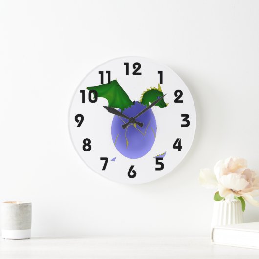 Baby Dragon Clock Grote Klok (Huis)