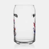 Baby Dragon Cycles in het voorjaar Blikvorm Glas (Rechts)