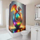 Baby Dragon Douchegordijn (In situ)